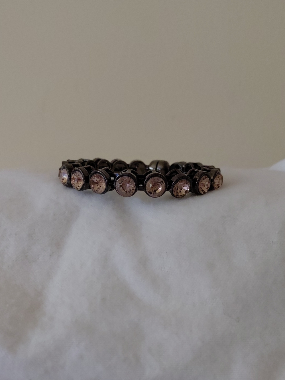 Women's Blush Crystal Bangle Bracelet